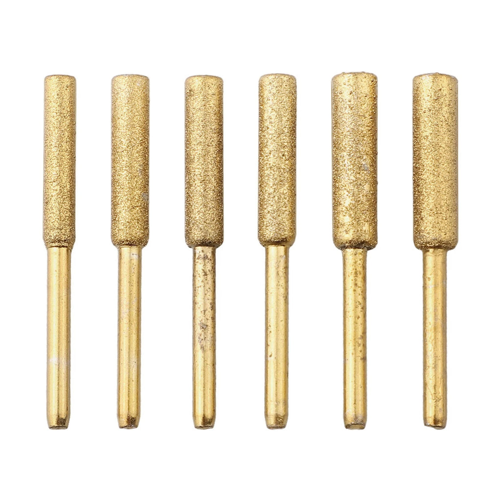 Set of 6 Chainsaw Grinding Whetstones with Replacement Dressing Stones