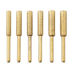 Set of 6 Chainsaw Grinding Whetstones with Replacement Dressing Stones