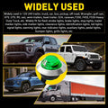 3/4" Green LED Strobe & Steady Marker Lights for EV (10X)