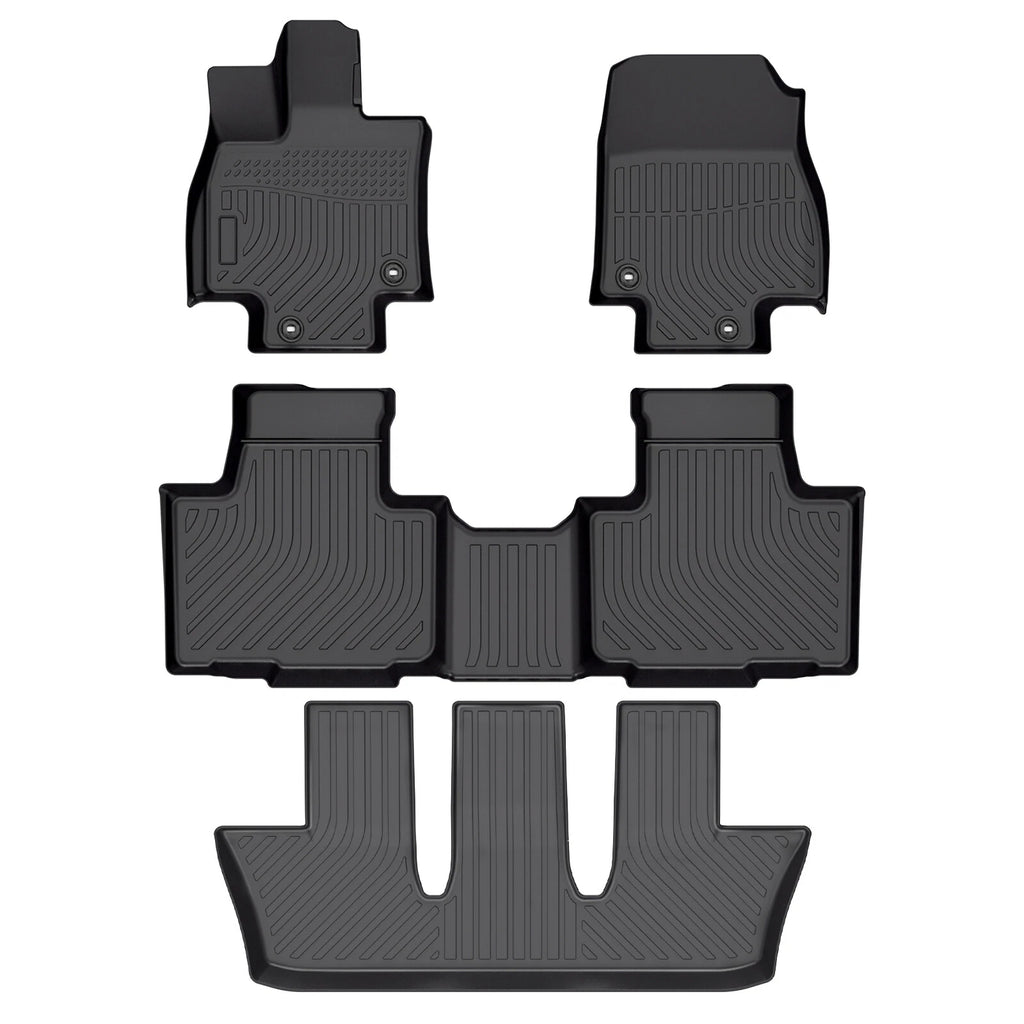 Set of 4 All Weather Floor Mats for Toyota Grand Highlander (2024–2025)
