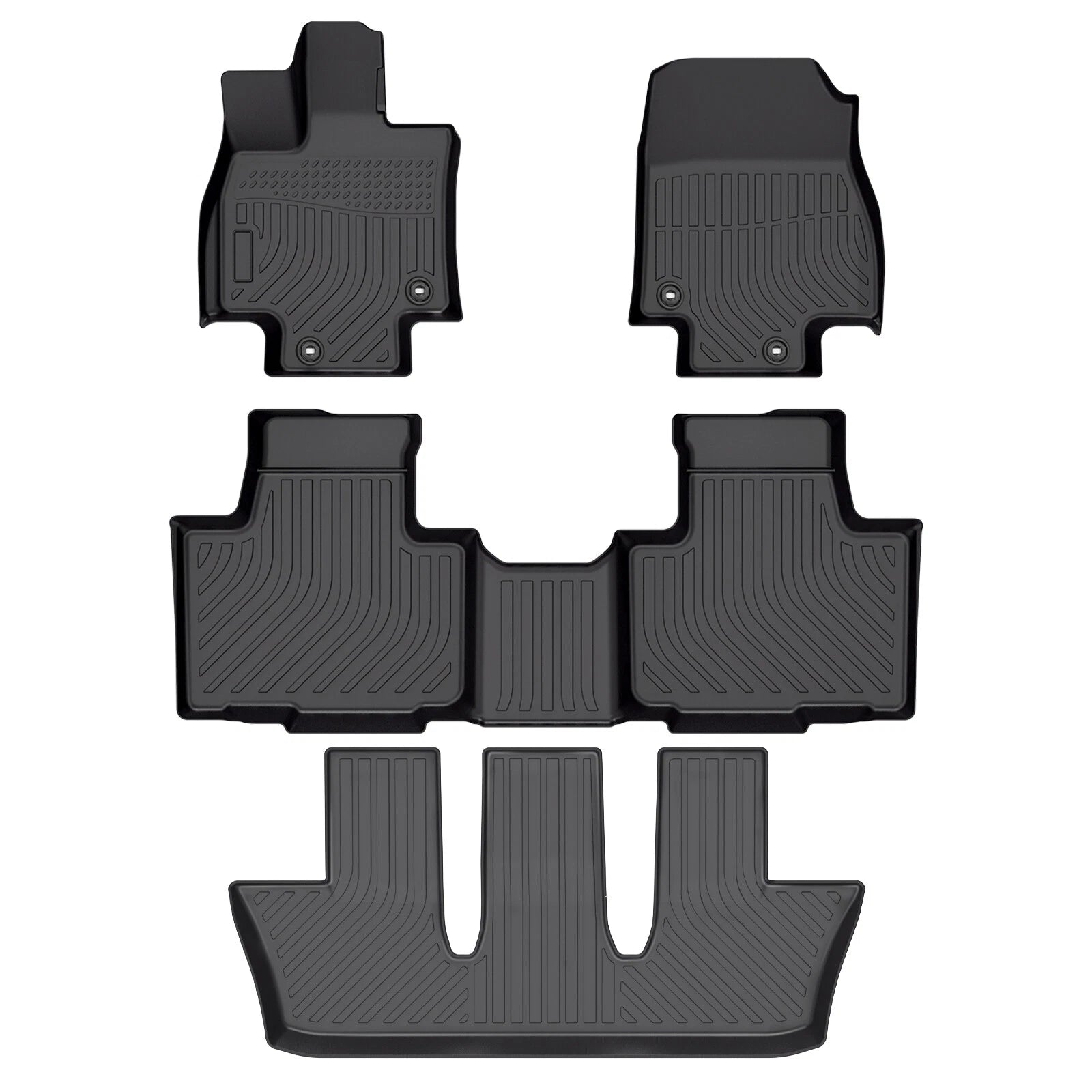 Set of 4 All Weather Floor Mats for Toyota Grand Highlander (2024–2025)