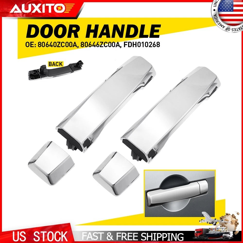 2X Chrome Outside Door Handle for Nissan Pathfinder Armada (2004)