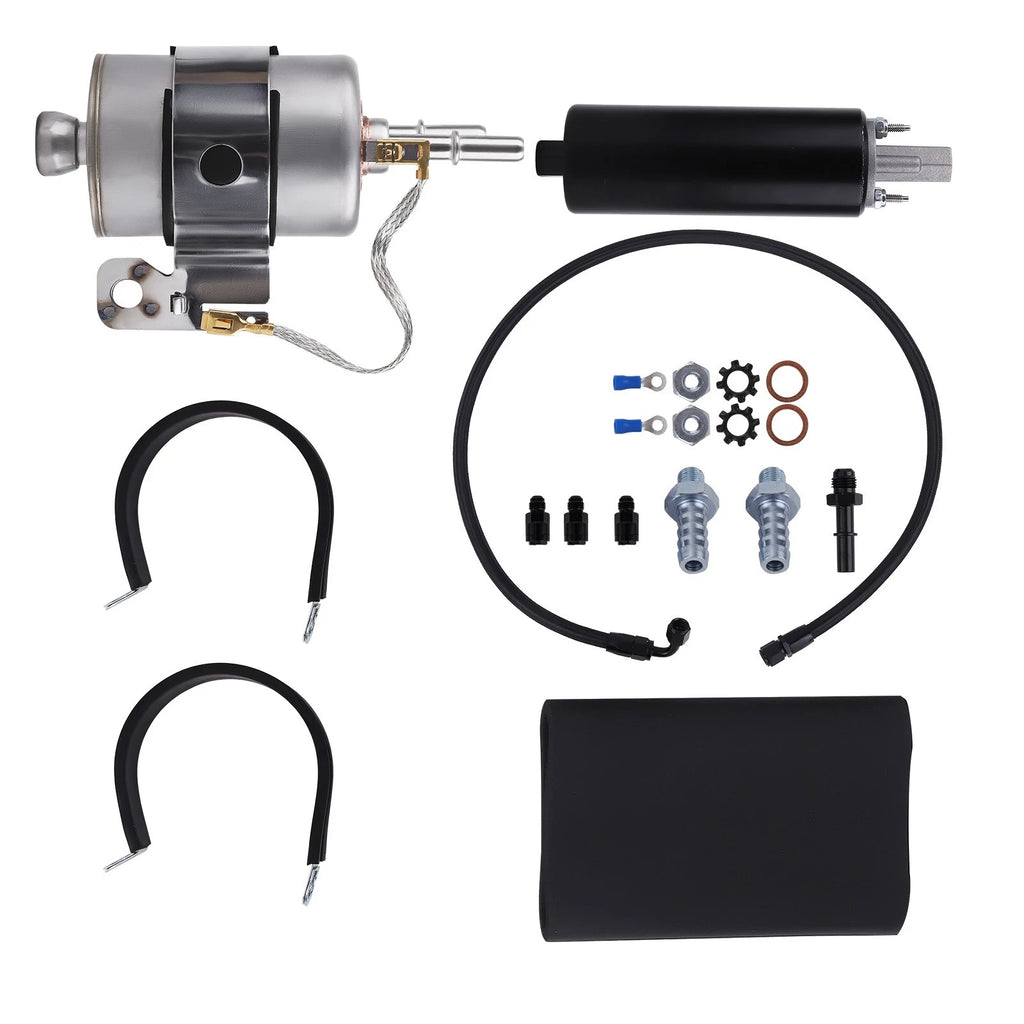 255LPH Inline High Pressure EFI Fuel Pump with Install Kit for Chevy V8 (1999–2014)