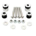 Chrome Sissy Bar Docking Hardware Kit for Harley Softail Fatboy (2000 - 2017)