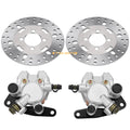 Front Brake Calipers & Disc Rotors for Yamaha Kodiak 400 YFM400 4x4 (1999–2002)