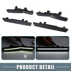 2 Pair Smoked Lens LED Side Marker Light for Dodge Challenger (2018–2023)