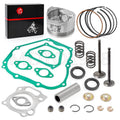 Engine Top End Rebuild Kit for Yamaha Golf Cart G16 G20 (STD Piston, Valve Gasket)