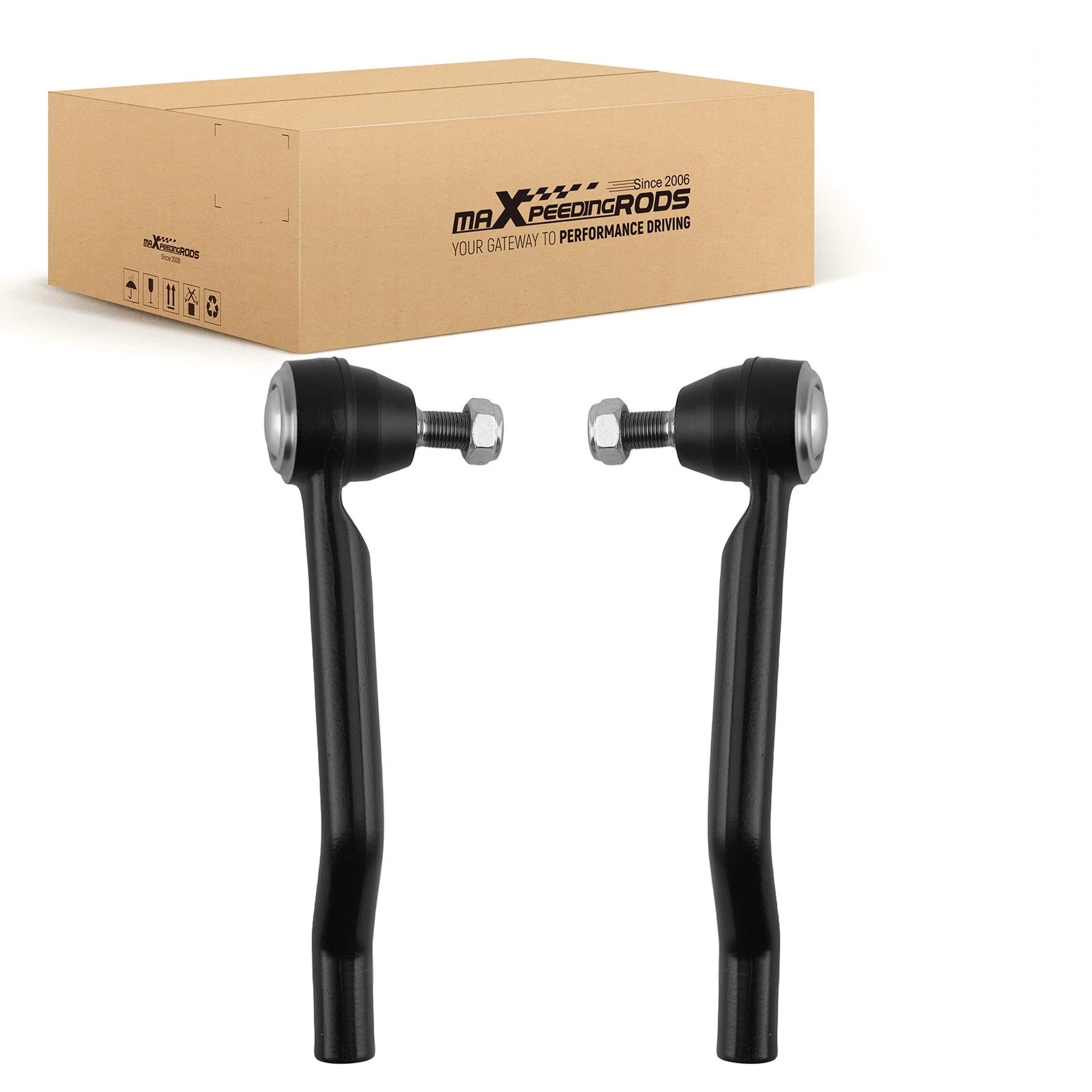 Pair Outer Tie Rods for Honda Civic Integra (2016–2025) MS60658