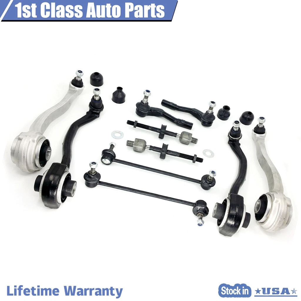 10pc Front Suspension Control Arms for Mercedes-Benz C32 AMG CLK320 CLK350 (2001–2008)