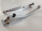 Chrome Brake Clutch Lever for Yamaha YZF-R1 (2004–2012) YZF-R6 (2005–2012)