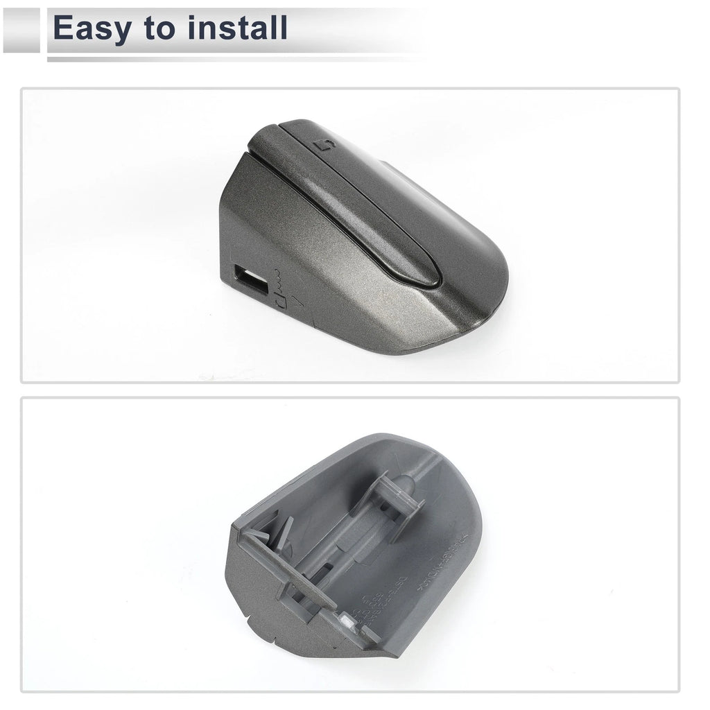 Front Left Door Handle Protector for Ford Mondeo Edge Taurus (2013–2020) Gray
