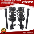 Set of 4 Struts Shocks Assembly for Nissan Sentra (2007–2012)