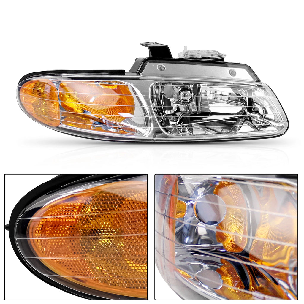 Headlight Assembly for Dodge Caravan Chrysler Voyager (1996-2000)
