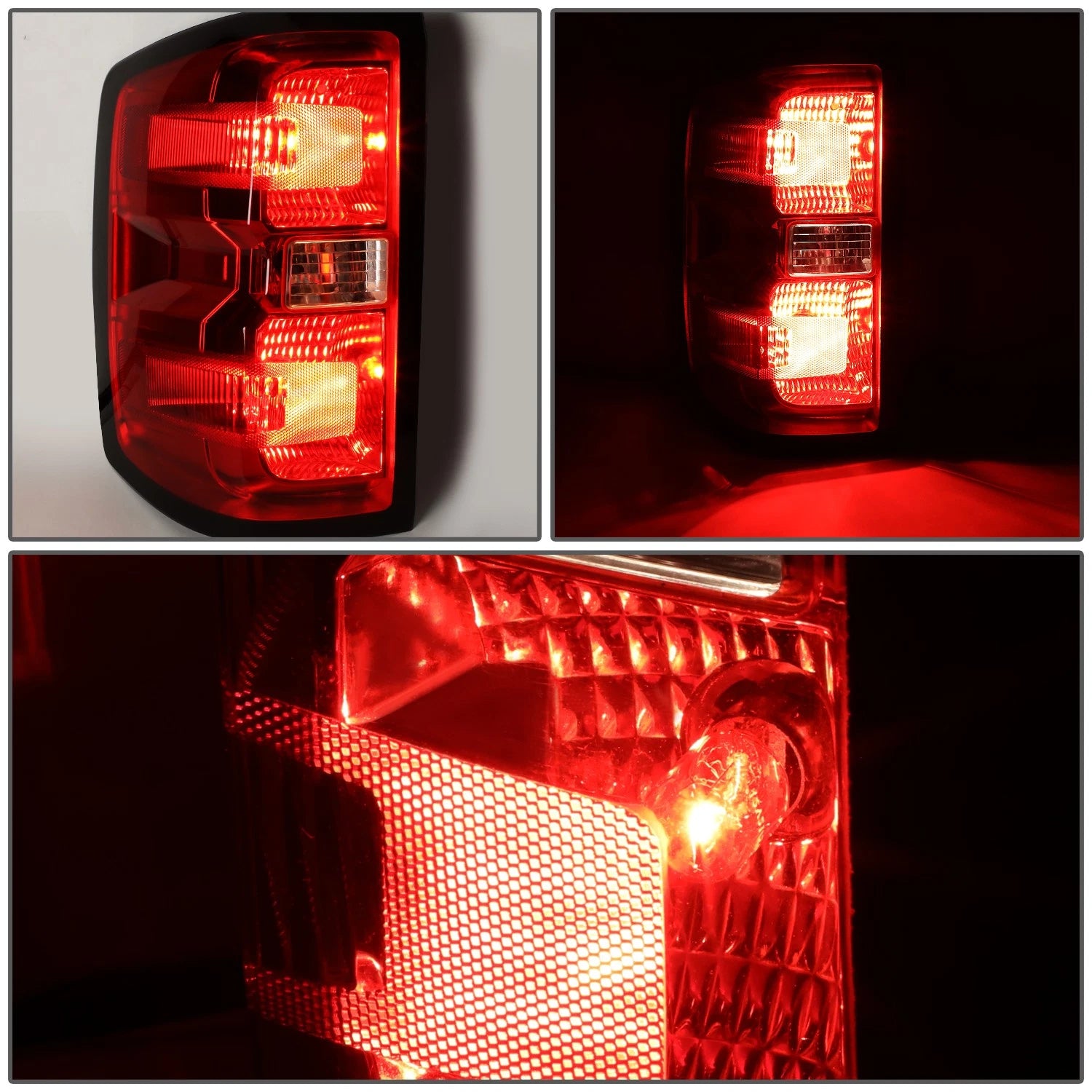 Left Side Tail Brake Light Lamp for Chevy Silverado GMC Sierra (2014–2019)