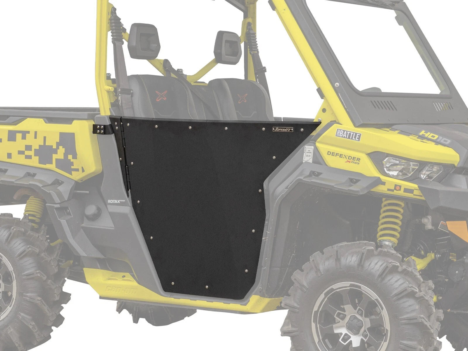 SuperATV Heavy Duty Aluminum Half Doors for Can-Am Defender (2016–2023)