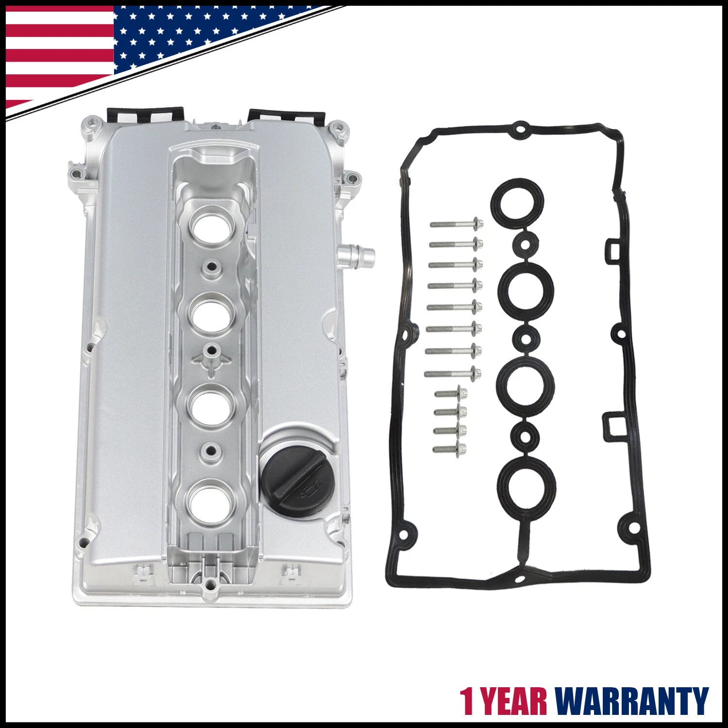 Valve Cover Kit Aluminum for Chevrolet Cruze L LS Sonic LT LTZ 1.8L L4 (2011–2015)
