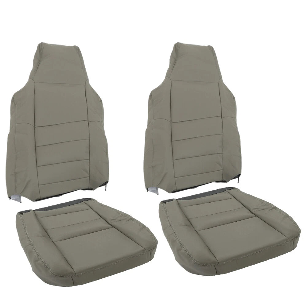 Set of 2 Front Seat Covers for Ford F250 F350 (2002–2007) Gray