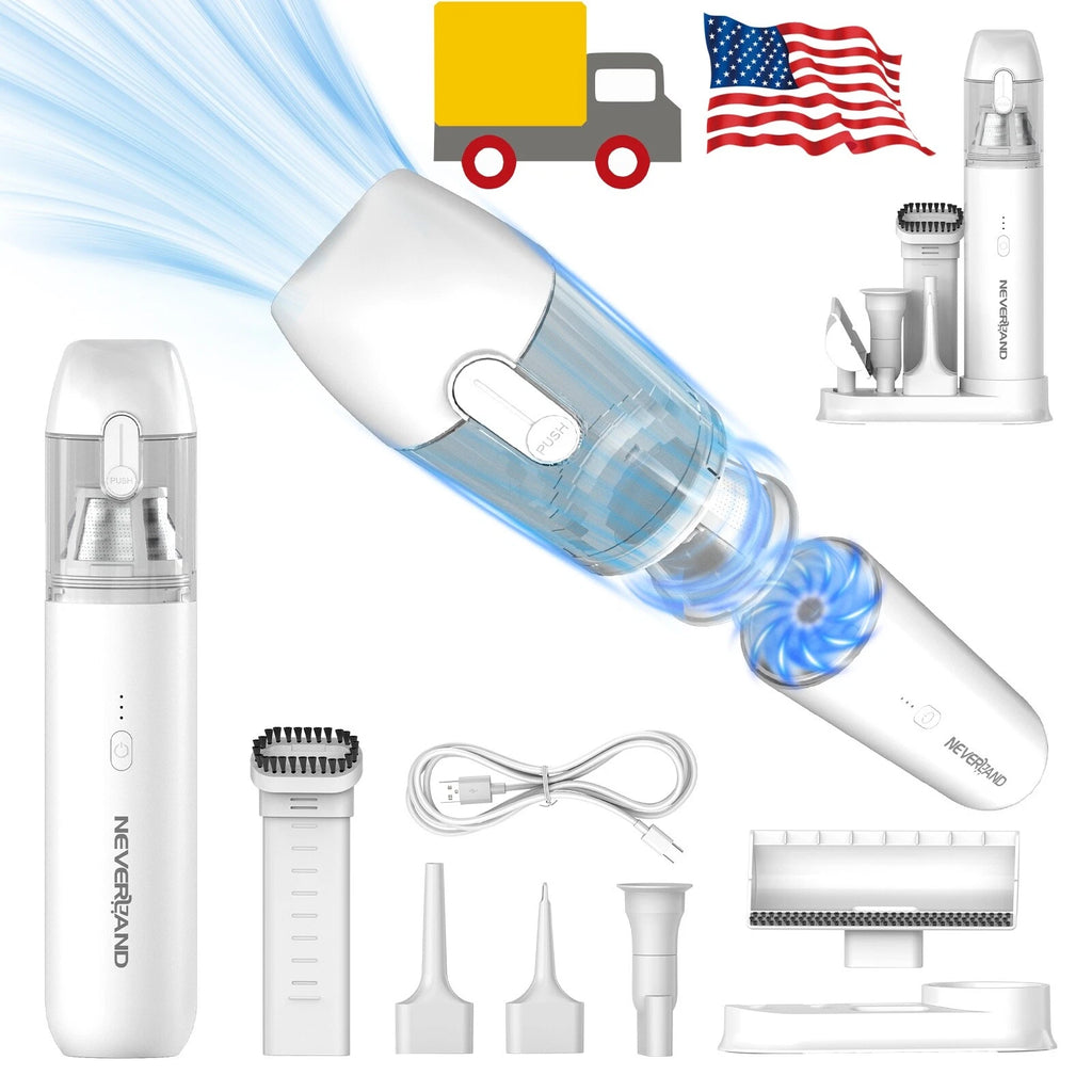 Portable Cordless Handheld Vacuum Cleaner for Car Home Office (80000RPM)
