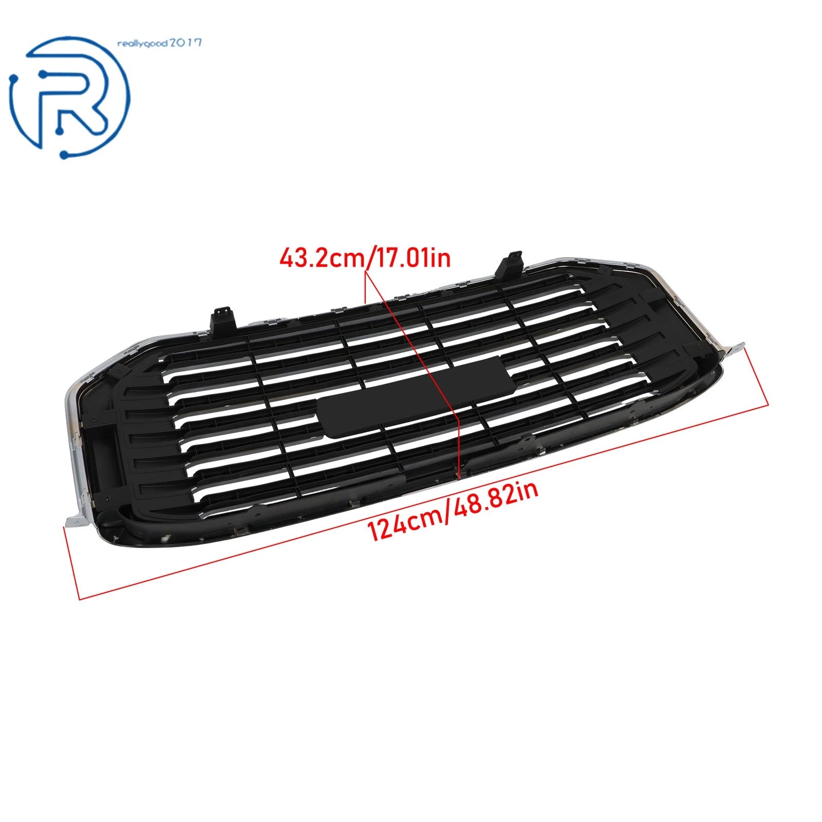 Chrome Front Bumper Grille for GMC Yukon XL 1500 (2015-2020)