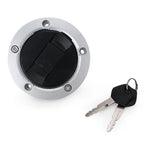 2 Key Fuel Gas Tank Cap Cover Lock for Suzuki GSXR600 750 SV1000 1300 Hayabusa