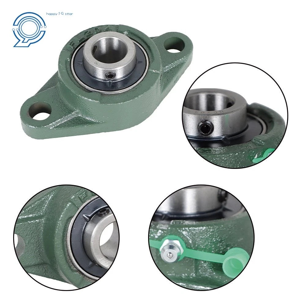 Set of 4 UCFL 204-12 Pillow Block Flange Mounted Bearings 3/4" Bore