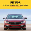 Set of 4 Door Weather Strip Window Belt Seal Molding for Honda Civic (2016–2021)