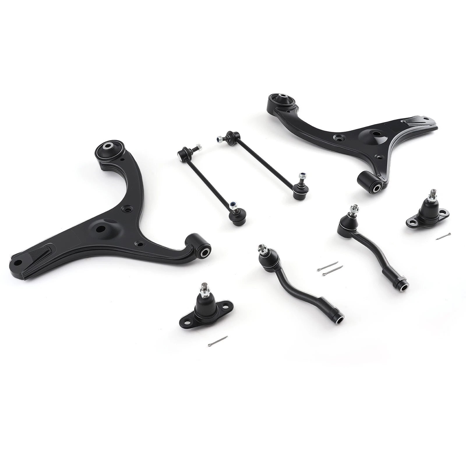 Set of 8 Front Lower Control Arms for Hyundai Accent (2006–2011)