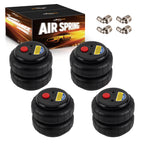 Set of 4 Air Suspension Spring Bags for Heavy Duty Trucks (2500lb)