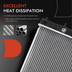 Radiator with Trans Oil Cooler for Mitsubishi Lancer (2002–2007)