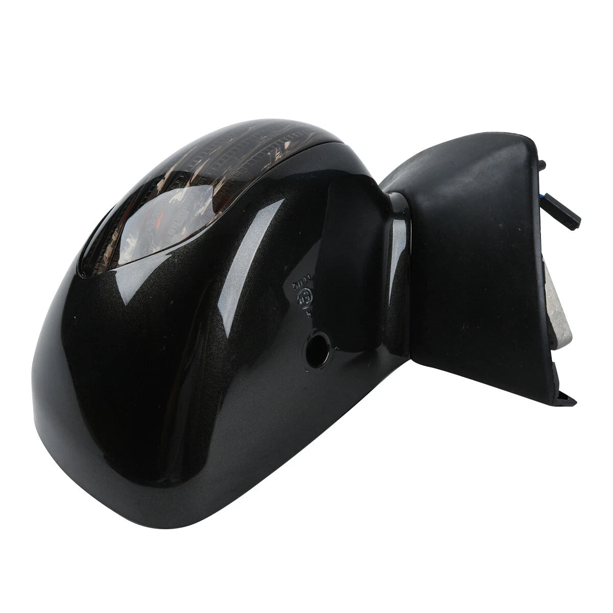 Black Rearview Mirrors with Smoke Signal Lens for Honda Goldwing GL1800 (2001–2017)