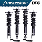 BFO Adjustable Coilover Suspension Shock Kit for Nissan 370Z (2009–2018), G37 (2008–2013) RWD