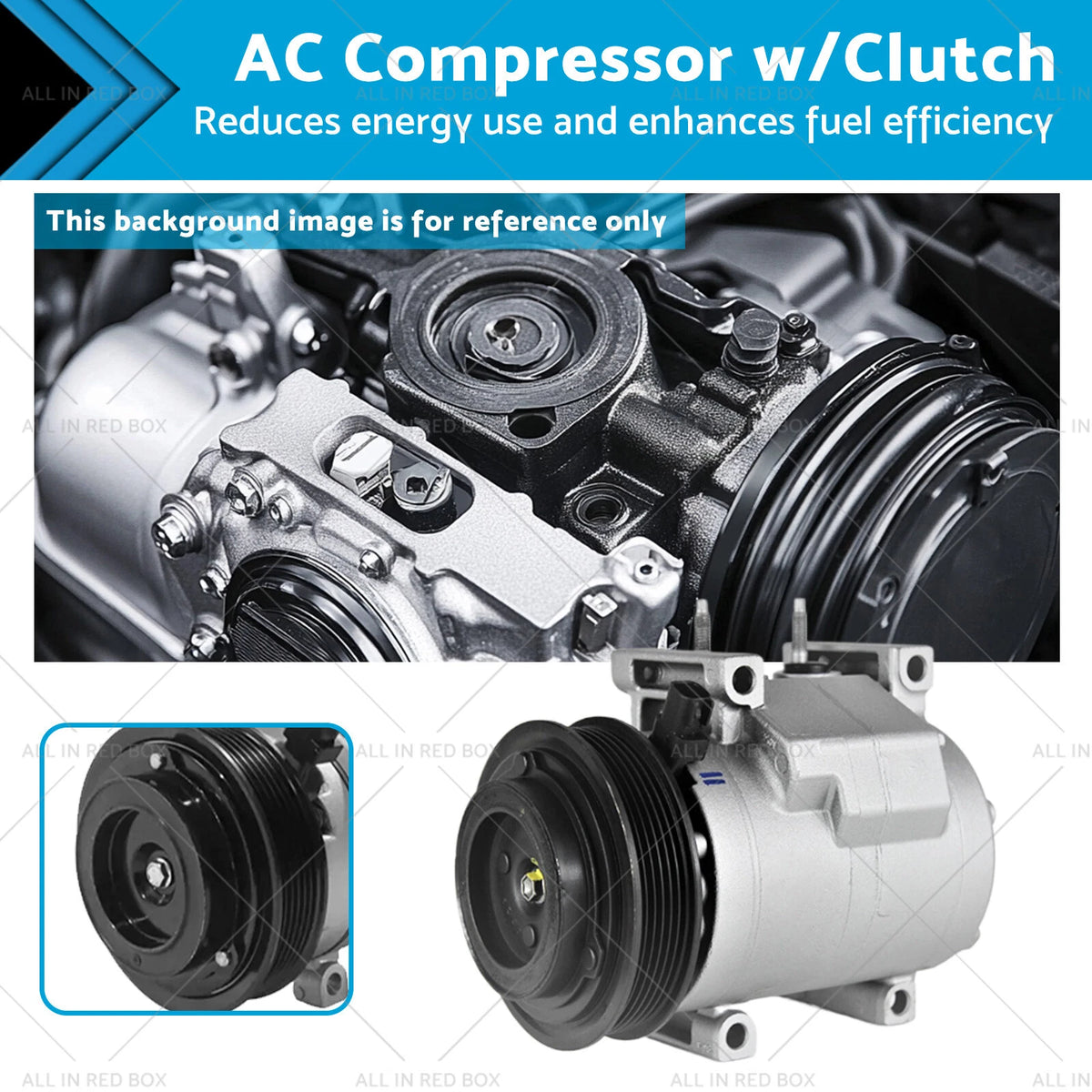 AC Compressor w/Clutch for Jeep Grand Cherokee Dodge Challenger (2011–2020)