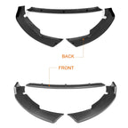 STP-Style Carbon Look Front Bumper Body Kit Lower Spoiler Lip for Sonata (2015–2017)