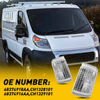 Pair Turn Signal Lamp Cover Lens for Ram ProMaster 1500 2500 3500 (2014–2023)
