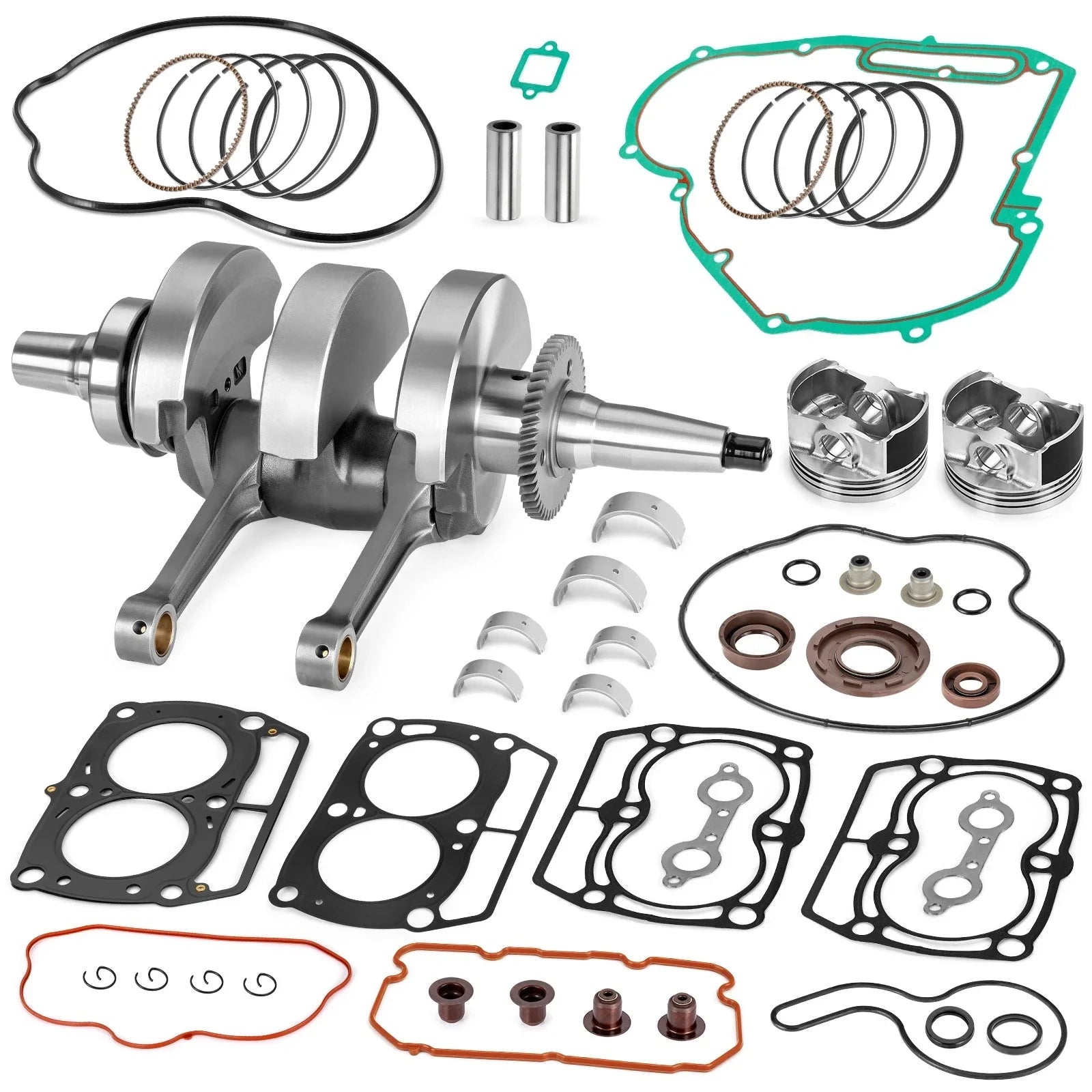 Crankshaft Piston Rebuild Kit for Polaris Sportsman 800 6x6 EFI (2010–2014)