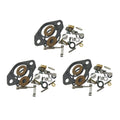 3Pcs Carburetor Rebuild Kit for Mercury 65-150 Inlines (#1395-5109-1, 1395-5109)