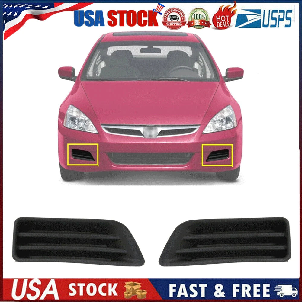 Fog Light Covers Set of 2 for Honda Accord Sedan (2006â2007)