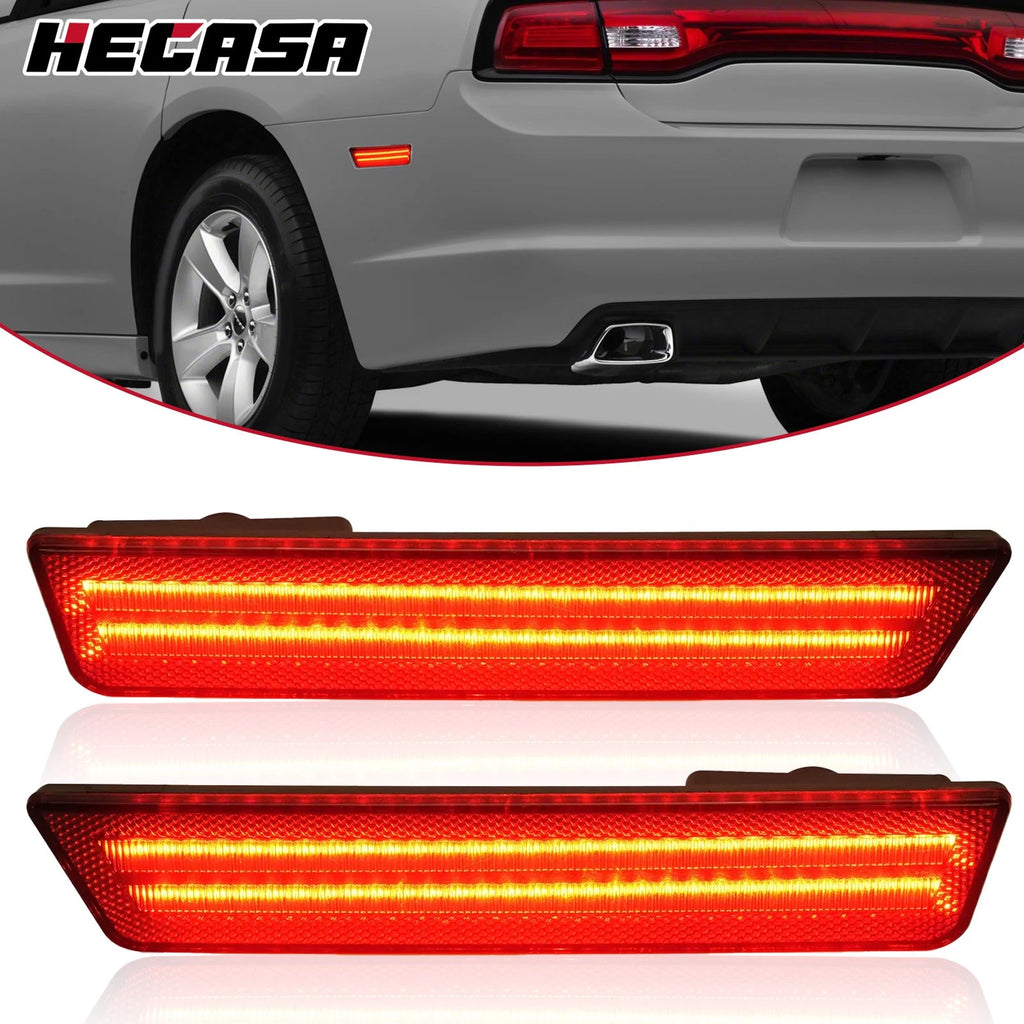 LED Rear Bumper Side Marker Lights for Dodge Charger (2011–2014)