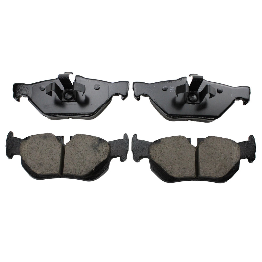 Set of 4 Rear Disc Brake Pads for BMW 128i 323i 325i 328i xDrive X1 (2008–2015) - Akebono Euro EUR1267
