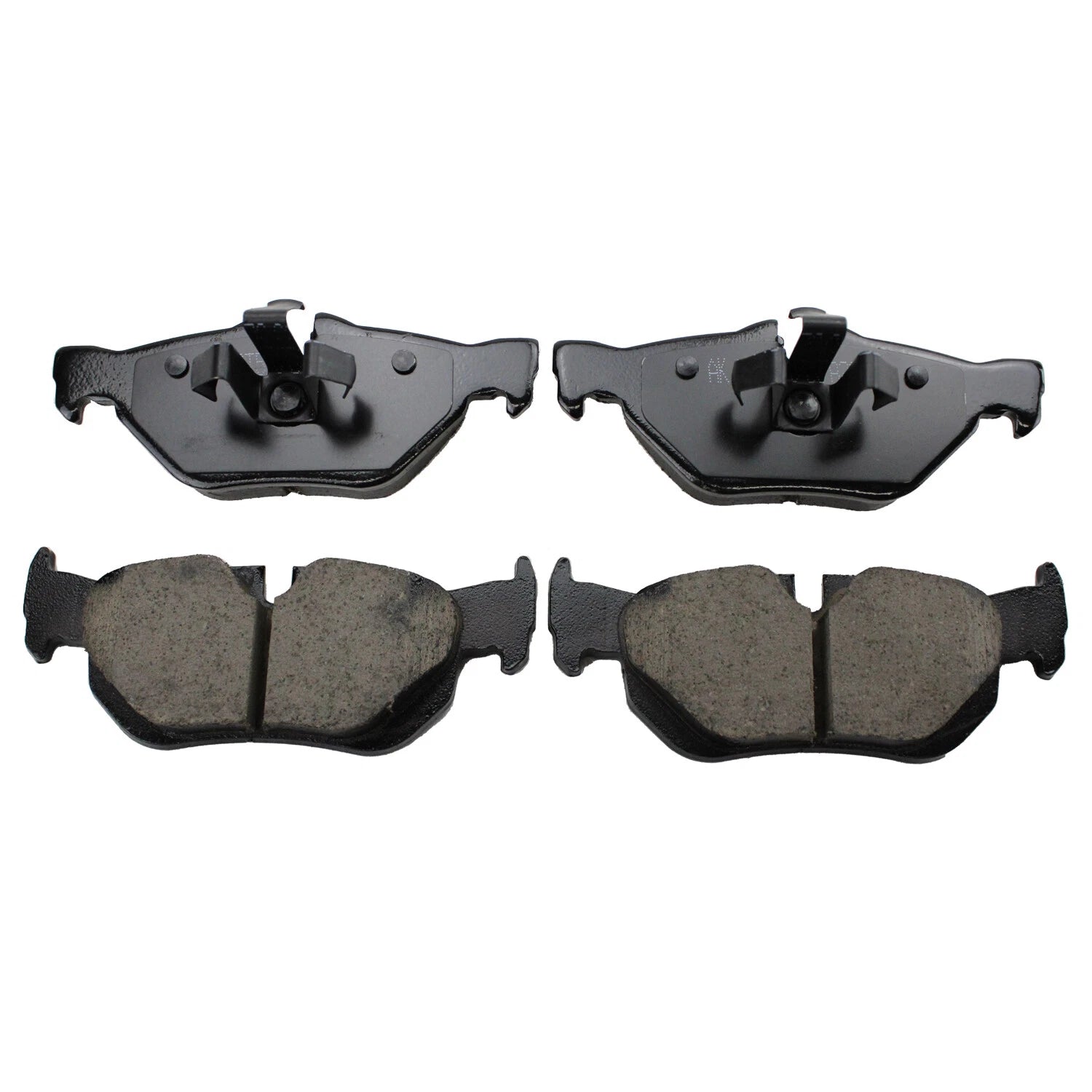 Set of 4 Rear Disc Brake Pads for BMW 128i 323i 325i 328i xDrive X1 (2008–2015) - Akebono Euro EUR1267