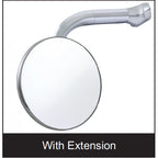 Peep Mirror 1-1/2 Extension Curved Arm Clip On for Hot Rod Door (Universal)