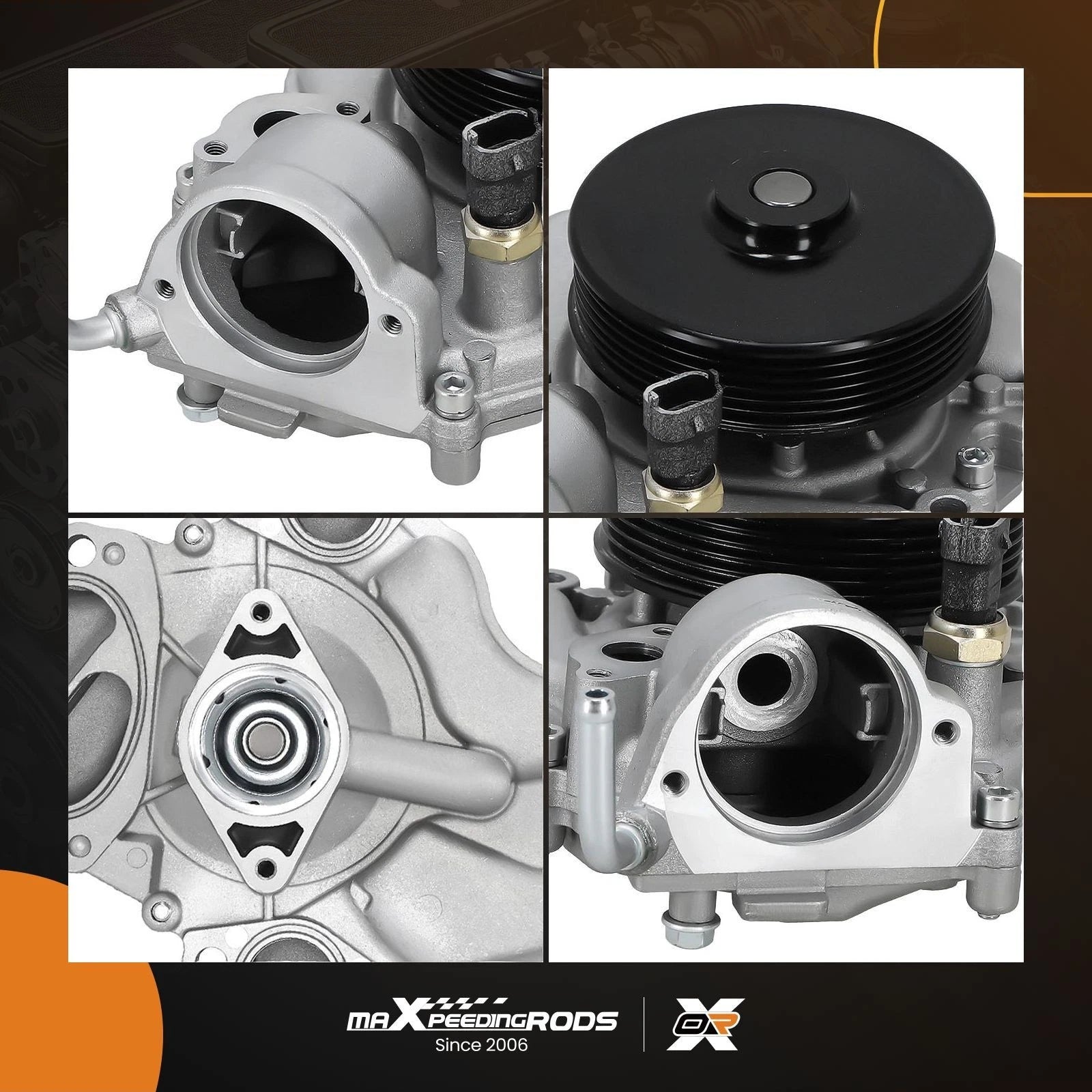 Water Pump for Jeep Grand Cherokee, Ram 1500 (2014–2018) K68157161AB