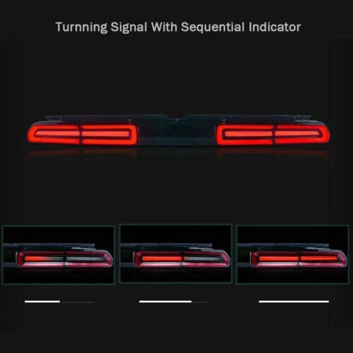 Red LED Tail Light for Dodge Challenger (2008-2014) Sequential Indicator