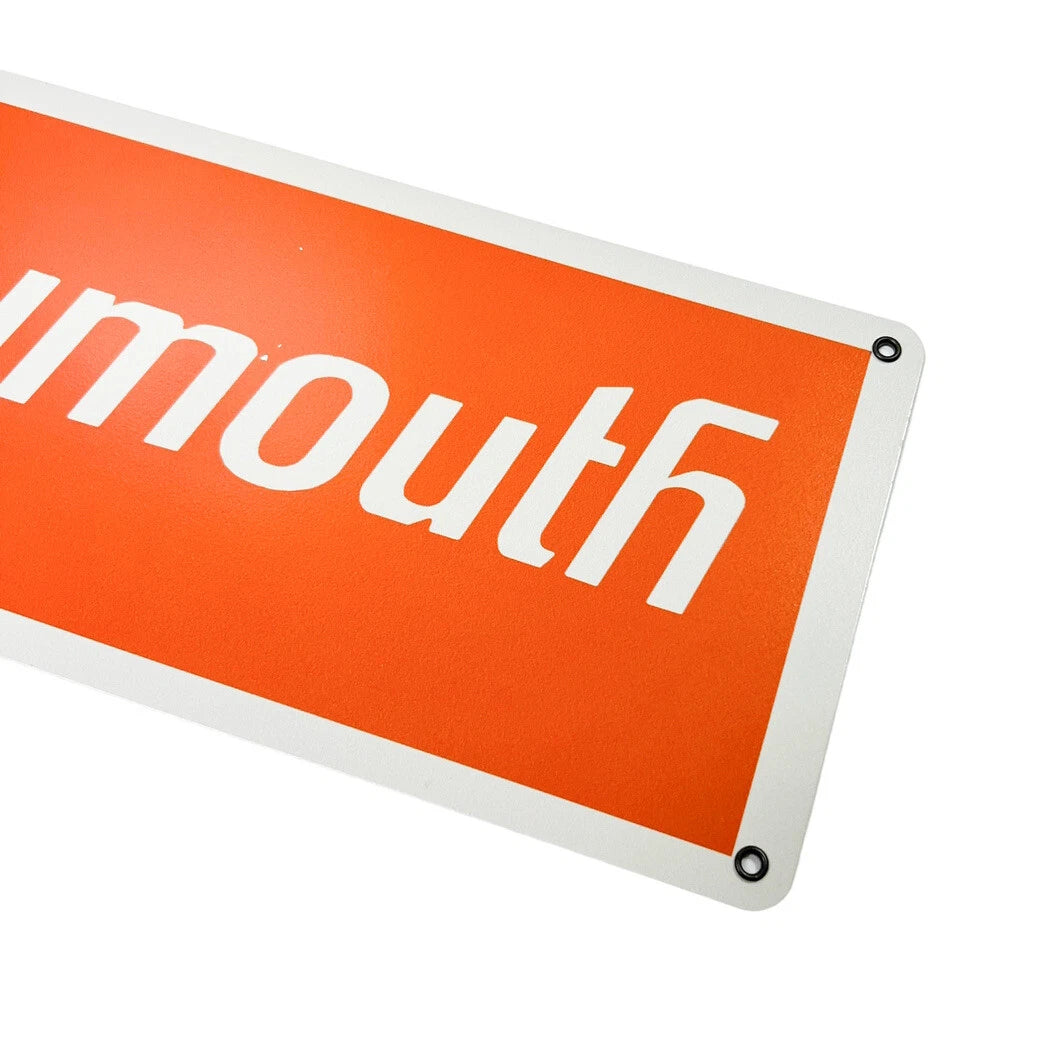 Vintage Style Metal Sign for Plymouth Automobiles Orange (1949–1970)