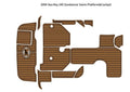 EVA Foam Teak Flooring Cockpit Pad for Sea Ray 240 Sundancer (2004)
