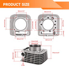 Cylinder Head Piston Rebuild Kit for Honda Sportrax 400 TRX400EX (1999–2008)