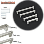 Stainless Steel Drawer Pulls for Kitchen Cabinets (Set of 4)
