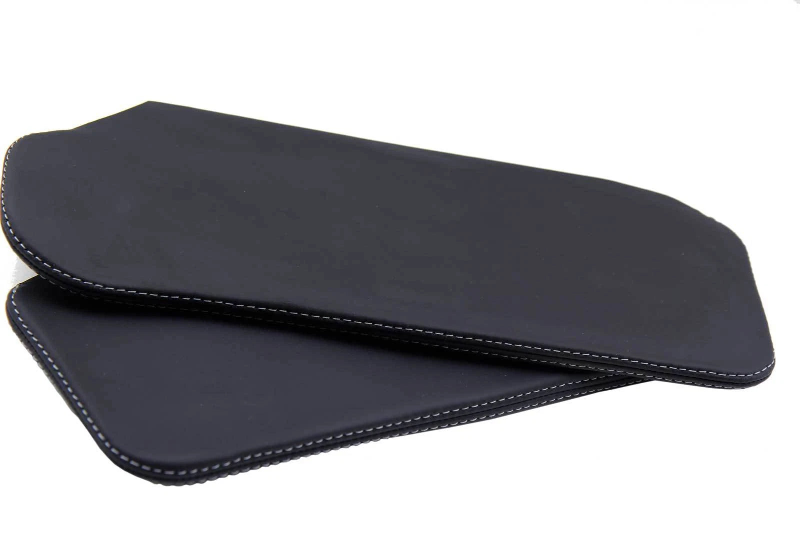 Sunvisor Leather Synthetic Covers for Camaro Firebird (1993–2002) Gray Stitch