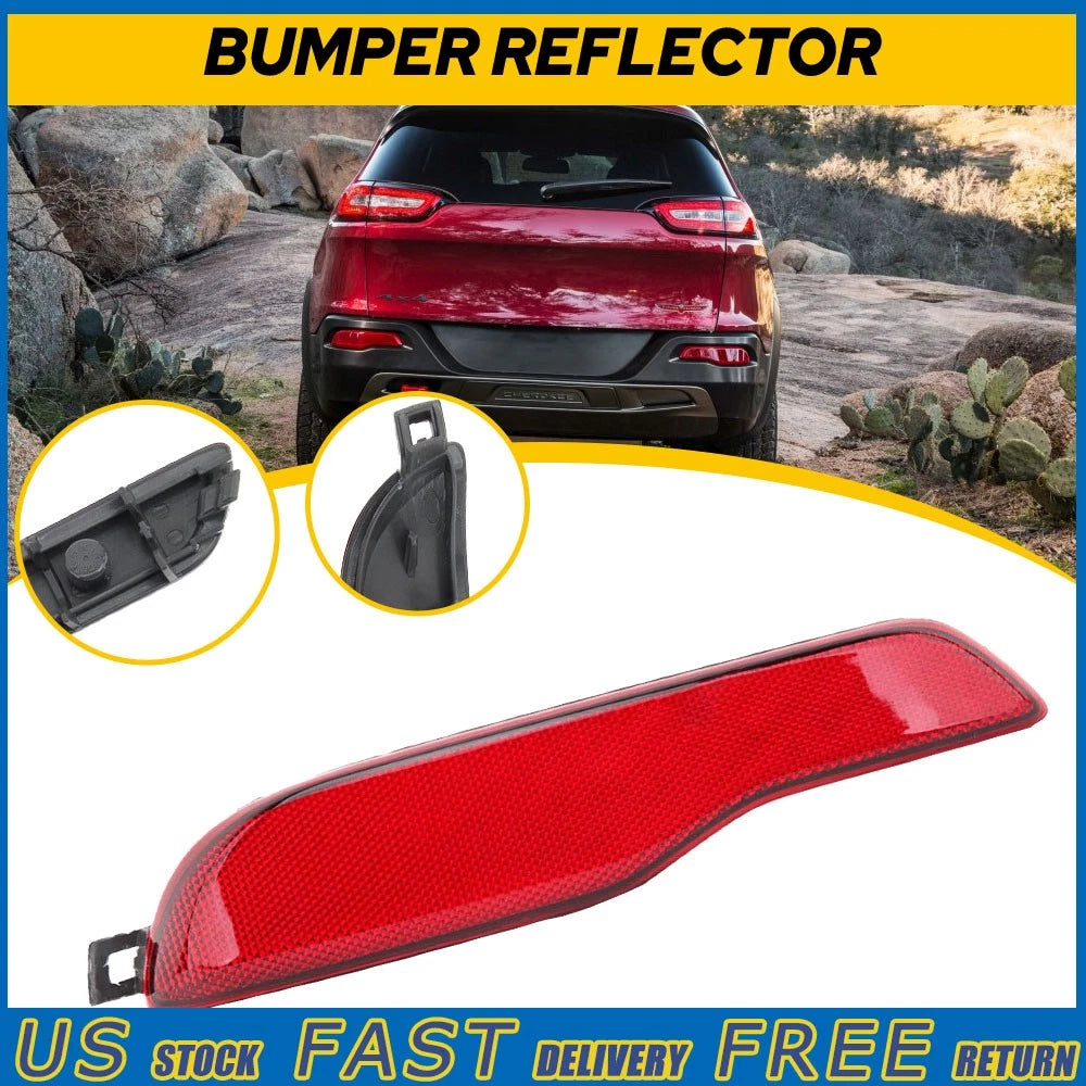 Rear Bumper Reflector Light Lamp Left 68105145AC for Jeep Cherokee (2014–2018)