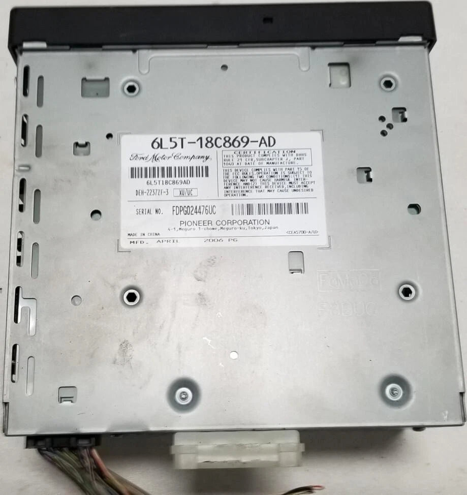 Radio AM FM CD Player MP3 for Ford Ranger (2004–2007) 6L5T-18C869-AD